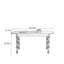 French Retro Solid Ash Dining Table.-1062209224