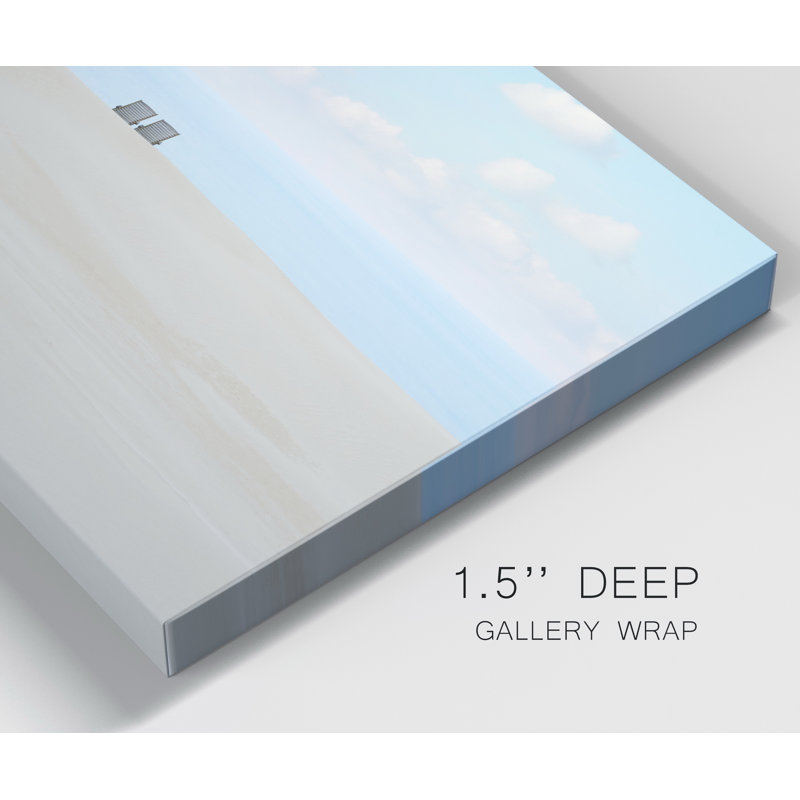 Beachscape photo II-impression sur toile tendue, H 27 po x l 18 po x P 1 po