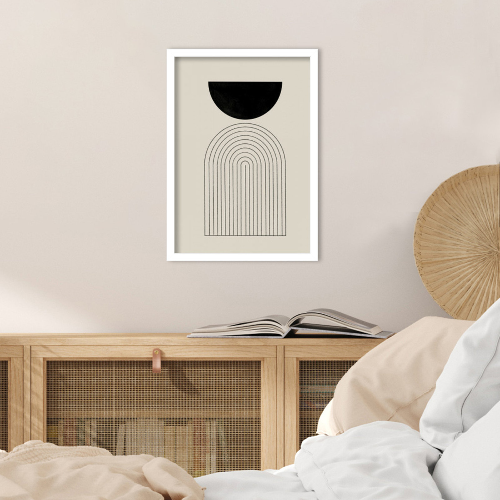BaB No 1 by The MIUUS STUDIO, White, 21" H x 15" W x 1" D