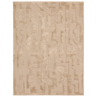 Cithlali Abstract Tan Area Rug