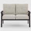 Dorisann Outdoor Metal Loveseat Coffee-112398589