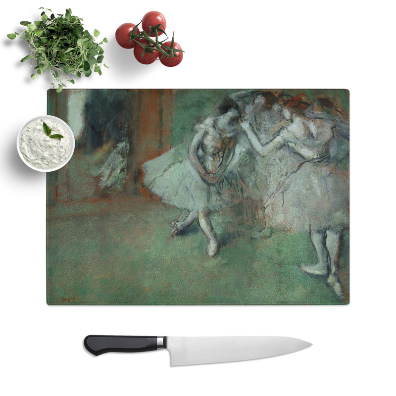 Group of Ballet Ballerina Dancers by Edgar Degas Chopping Board, 0.4cm H x 28.5cm W x 39cm L
