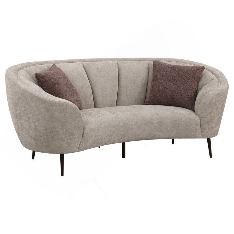 Causeuse rembourrée beige Saanich