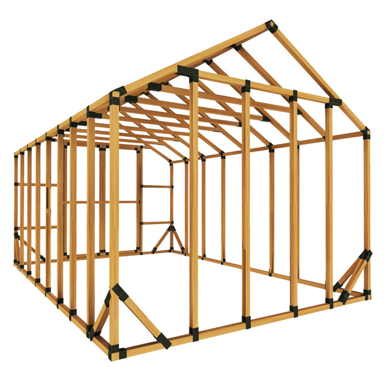 E-Z Frames Plastic Foundation Kit, 10' W x 16' D