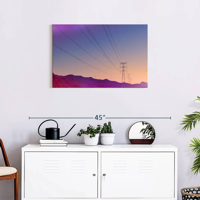 Lilie Power Lines, 20" H x 30" W