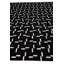Tapis noir Isidore