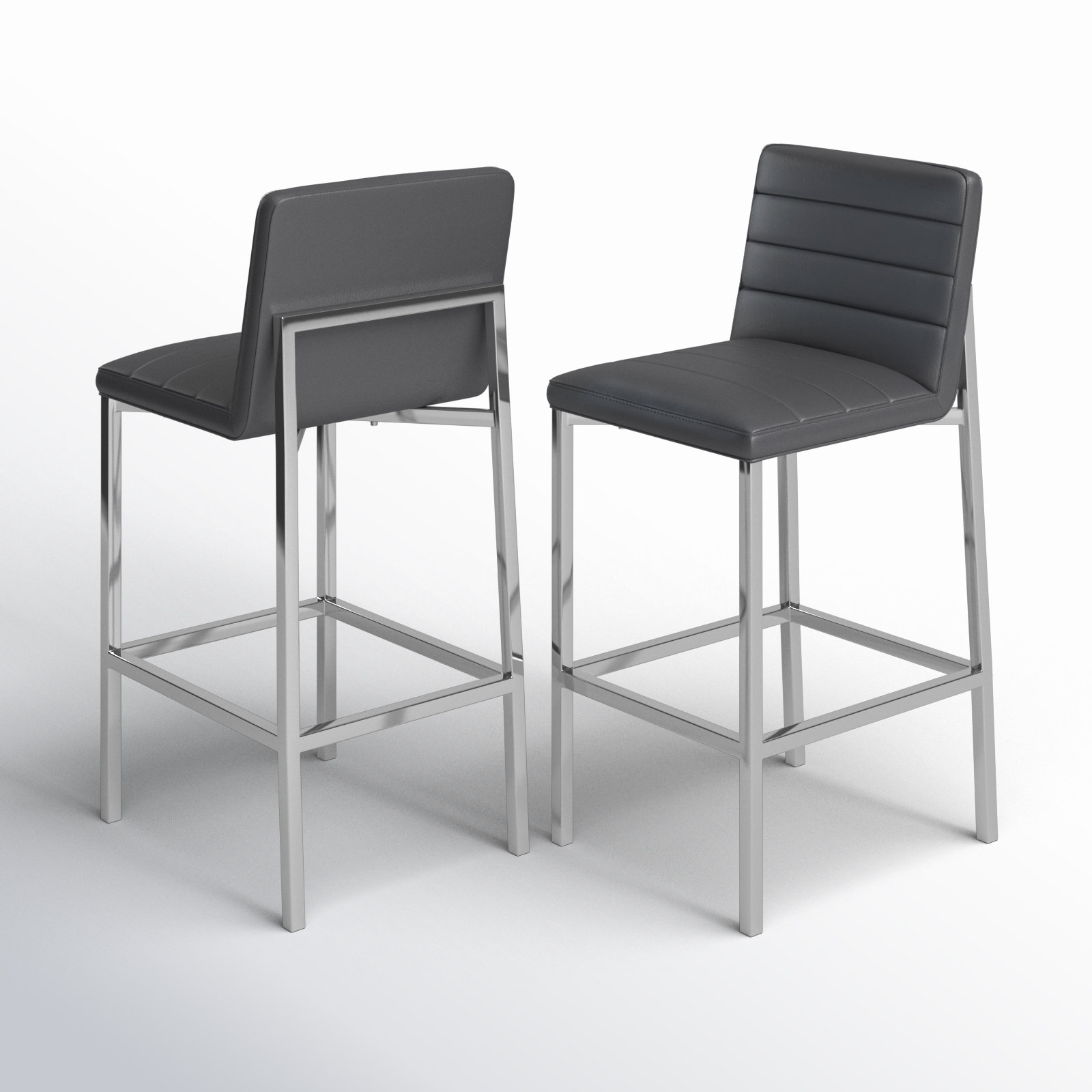 Misa Bar and Counter Stool, Bar Stool (30" Seat Height), Cobalt
