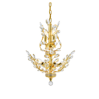 Stever 8 - Light Dimmable Tiered Chandelier