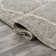 Rectangle Saross Geometric Machine Woven Shag Polypropylene Area Rug in Gray/Ivory