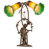 Meyda Tiffany & Stained Glass Table Lamp