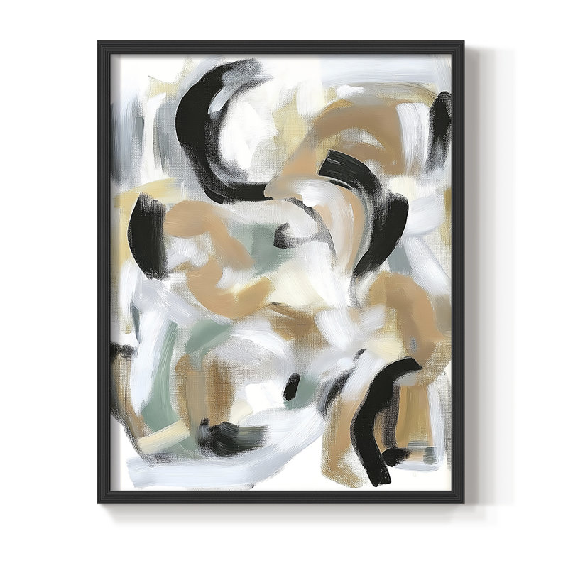 "ABSTRACT Series DCCXCII" par J Paul, Noir, noir, noir, noir, H 11 po x l 9 po