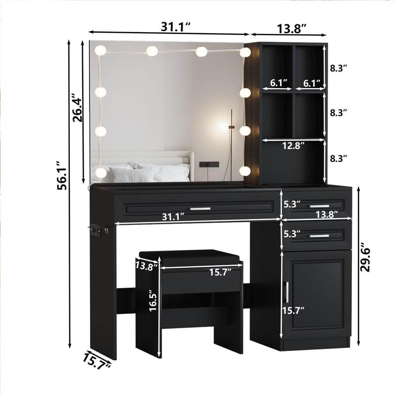 Vanity, Black