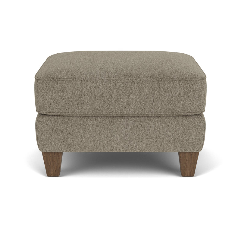 Square Ottoman, Dove 100% Polyester