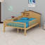 Lit plateforme en bois avec tête de lit en forme de maison, DEL et rangement intégré-1654357463-1654357458