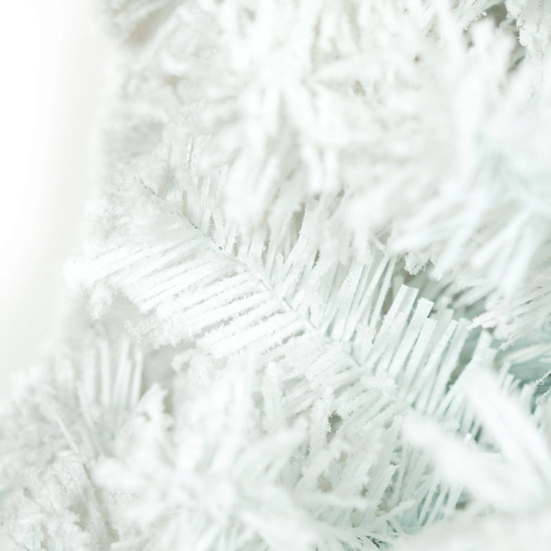 Arbre de Noël artificiel pré-éclairé avec 100 lumières, forme de bonhomme de neige