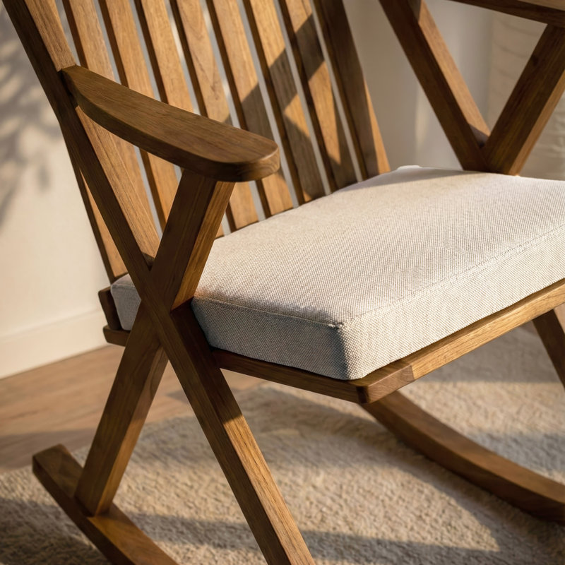 Chaise berçante moderne