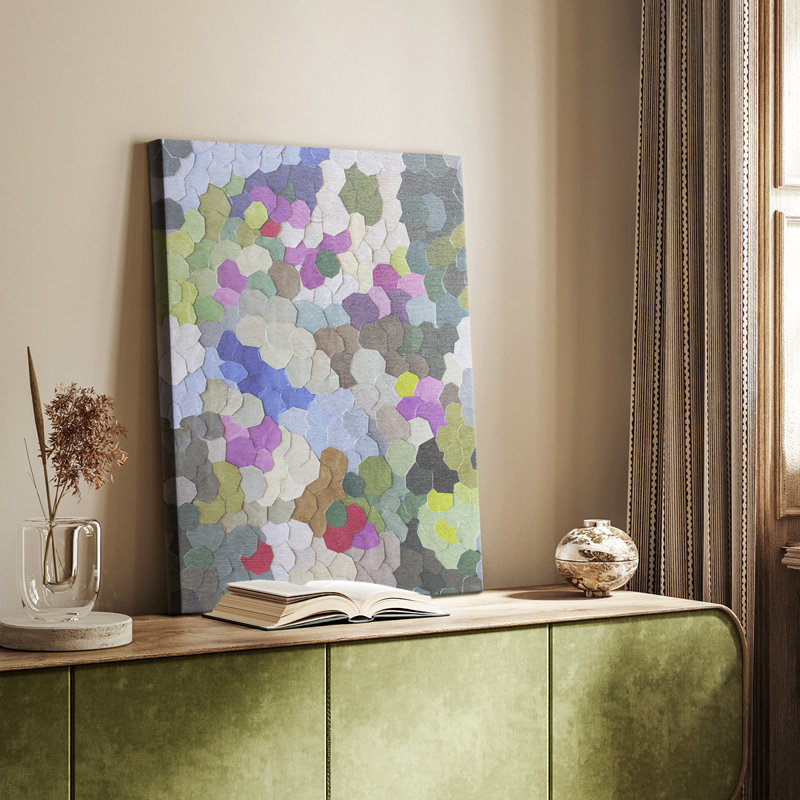 Monaco Hill Garden -Custom Wrapped Gallery Cavas, 27" H x 18" W
