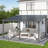 Hardtop Gazebo With Galvanized Steel Sloping Roof-124065813