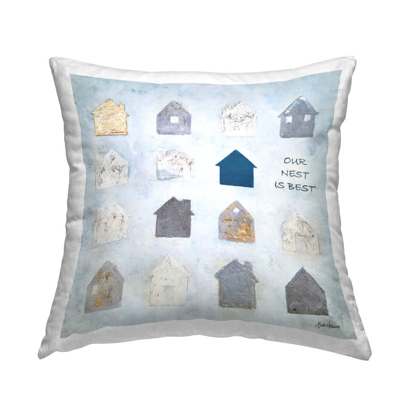 Housse et insert de coussin décoratif en polyester par Britt Hallowell