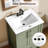 Bathroom Vanity with Ceramic Basin, Bathroom Storage Cabinet with Drawer and 2 Soft Closing Doors-125772652-125772651