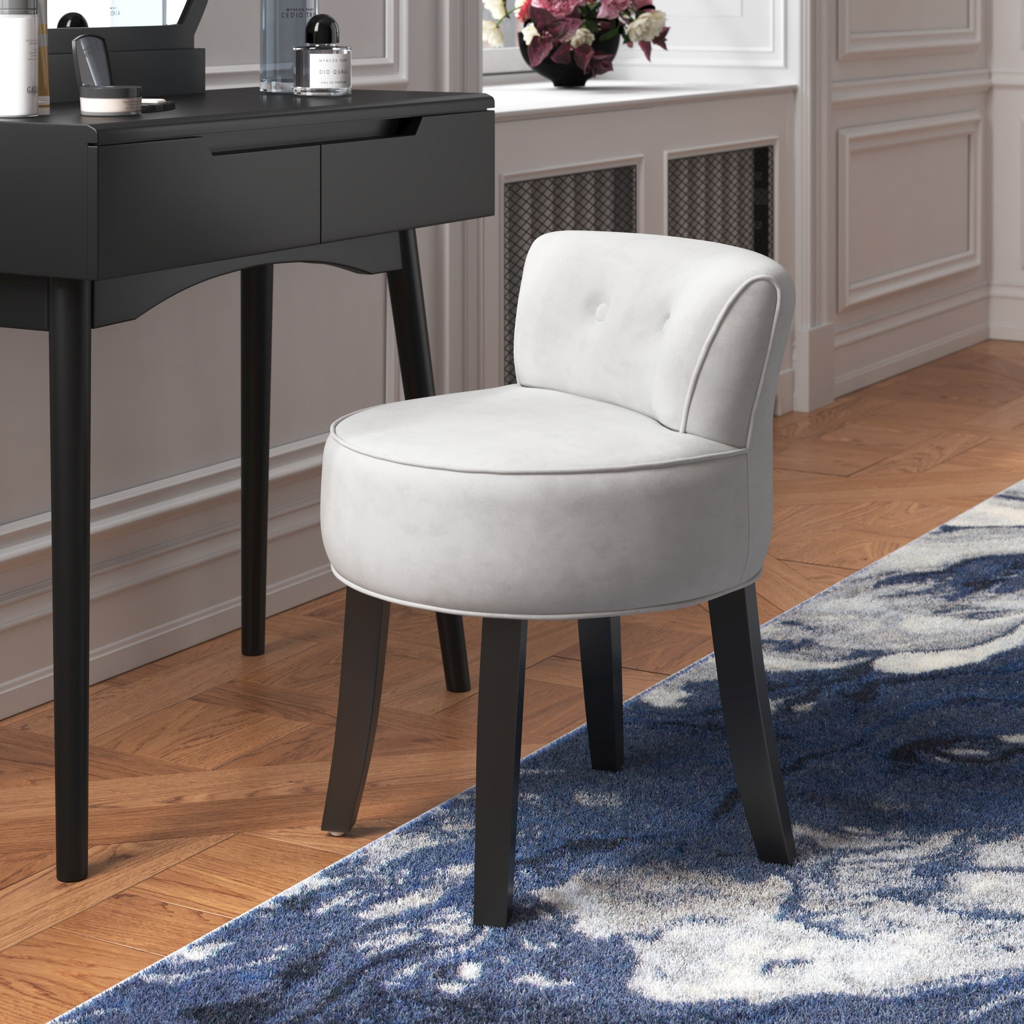 Dressing table shop stool wayfair