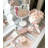 Hello Kitty Tabletop Mount LED Rechargeable Makeup Mirror with 360 Degree Rotation and Touch Sensor
