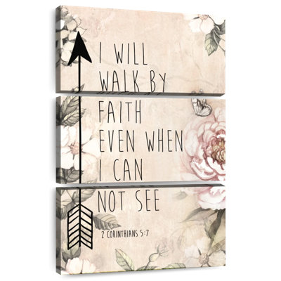 Tergel Walk By Faith Scripture
