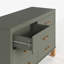 Commode double 6 tiroirs olive
