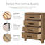  Commode 4 tiroirs Antibes Rowane
