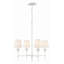 Iron 4-Light Chandelier-88374744
