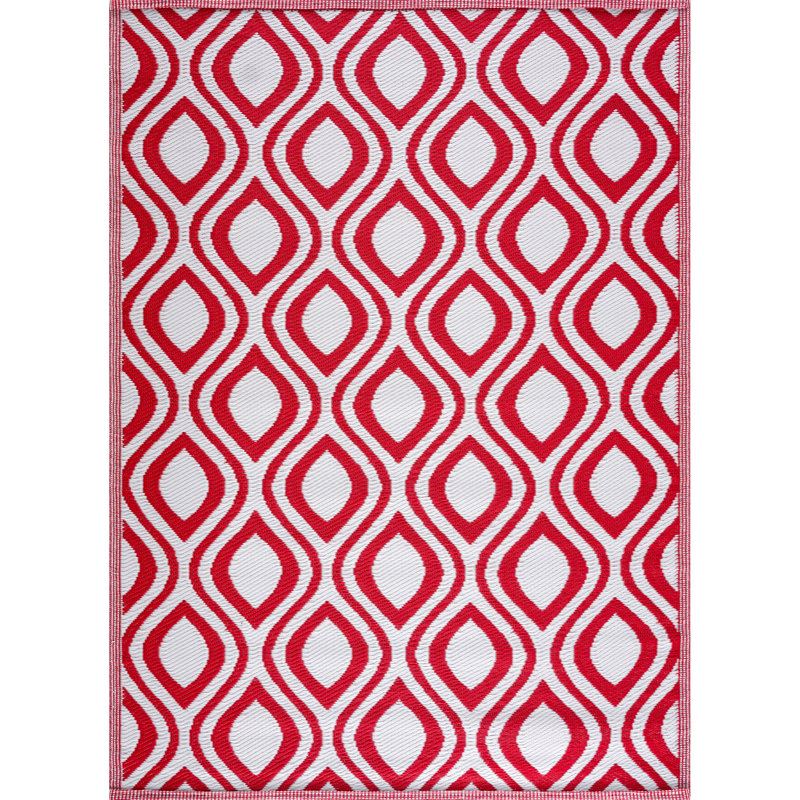 Chotibai Oriental Indoor / Outdoor Rug, Rectangle 5' x 7'