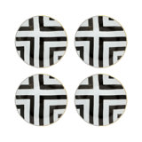 Sol Y Sombra Handmade Porcelain Salad/Dessert Plate