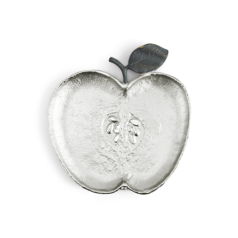 Apple Plate, Silver