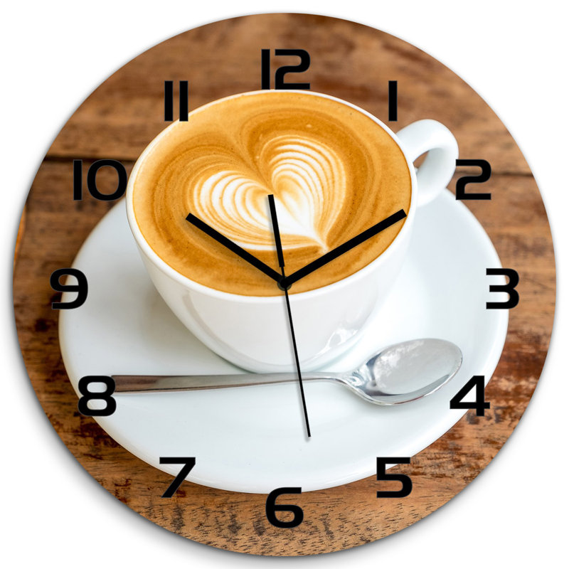 Johnesia Glass Wall Clock