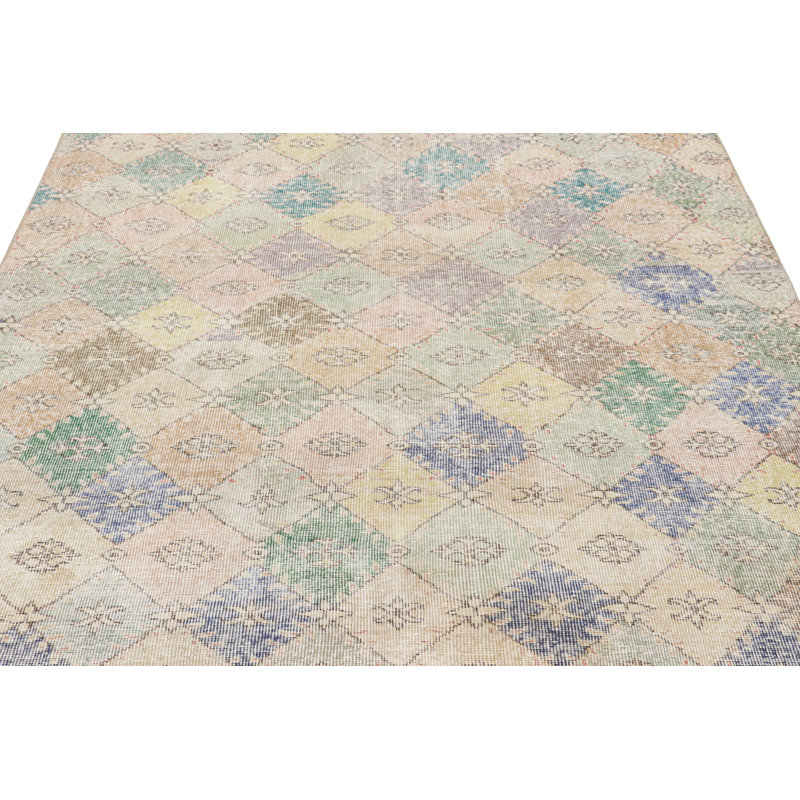 One-of-a-Kind 5'8" X 6'0" Hand Knotted Area Rug