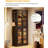 67" Tall Black Bookcase With Doors-399846709