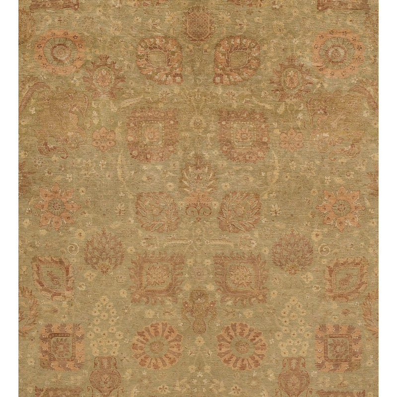 Wool Oriental Area Rug, Rectangle 12' x 24'