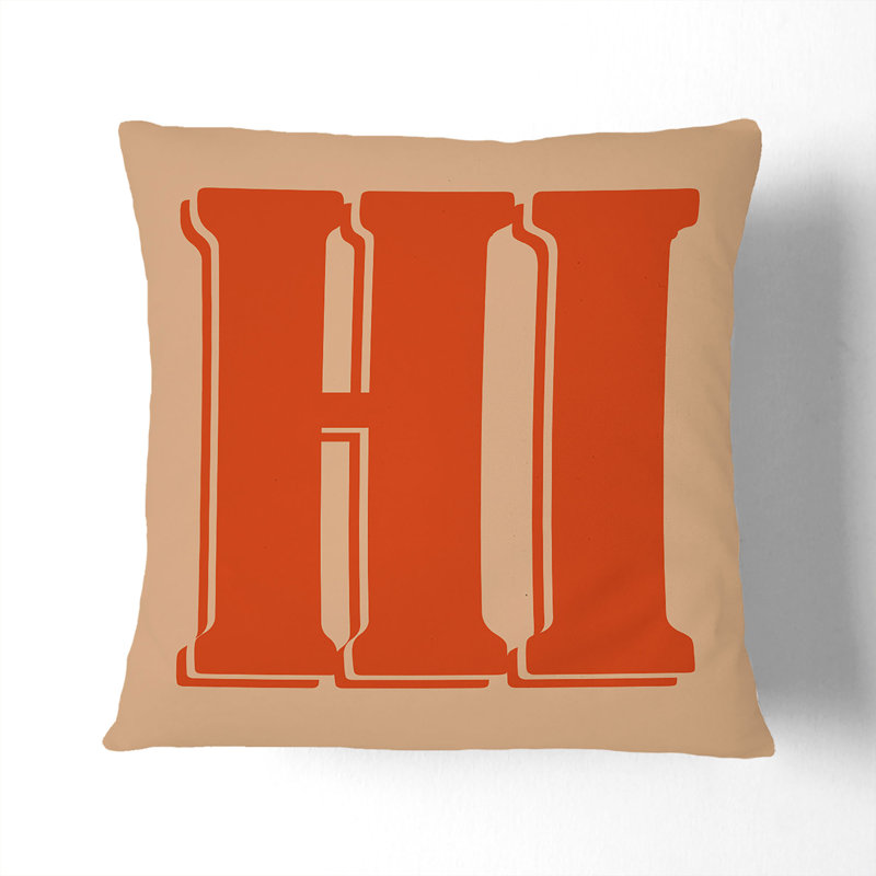 Square Cushion, Black, 55cm H x 55cm W x 20cm D