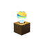 Lampe de table en bois 6,3 po