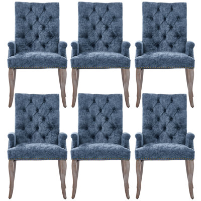Chaises de salle à manger rembourrées Seita