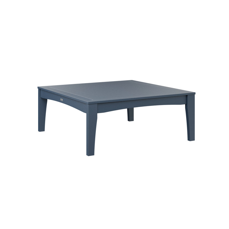 Berlin Gardens Classic Terrace Square Coffee Table, Navy Blue