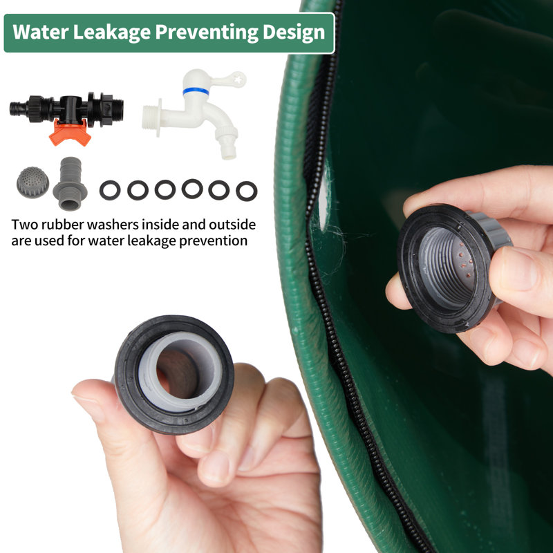 Collecteur d'eau pliable 100 gallons Denishia