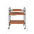 Serving Cart with Stemware Rack