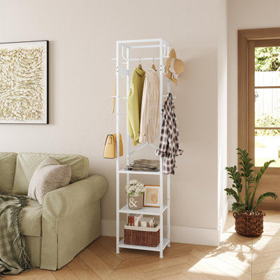 Floor-Standing Entryway Coat Rack