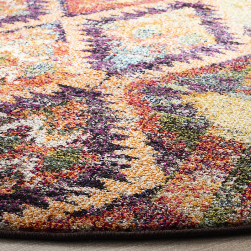 Marty Moroccan Area Rug, Round 201cm