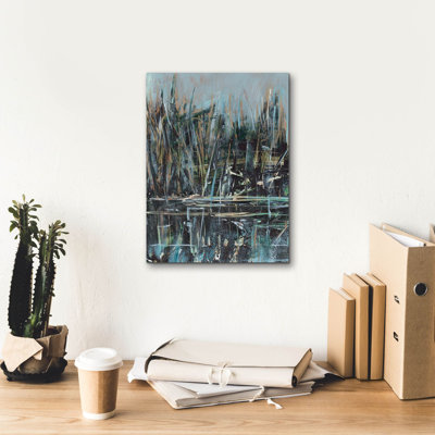 «Abstract Watergrass 1» par Ethan Harper, art mural sur toile
