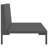 Vidaxl Garden Sofa Dark Gray
