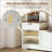 Hall Tree With Bench And Shoe Storage, 6-In-1 Entryway Organizer, MDF Wood, Embossed Wood  Finish-26585073