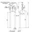 Edwardian Exposed Floor Mount Tub Filler-48658438
