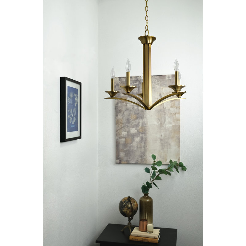 Lustre classique unique à 5 lumières Nazli